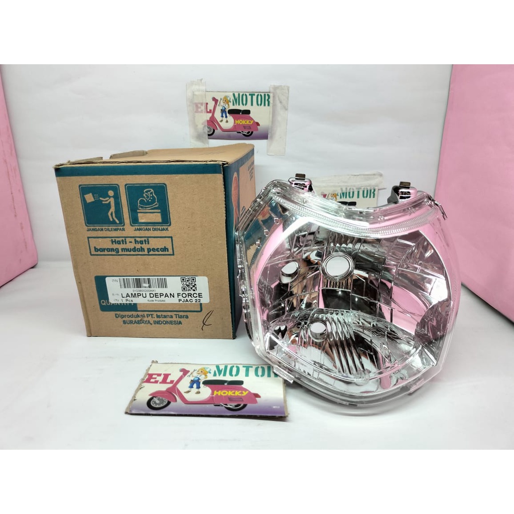 Reflector Lampu Depan Mika Lampu Yamaha Vega Force Injeksi Fi WIN