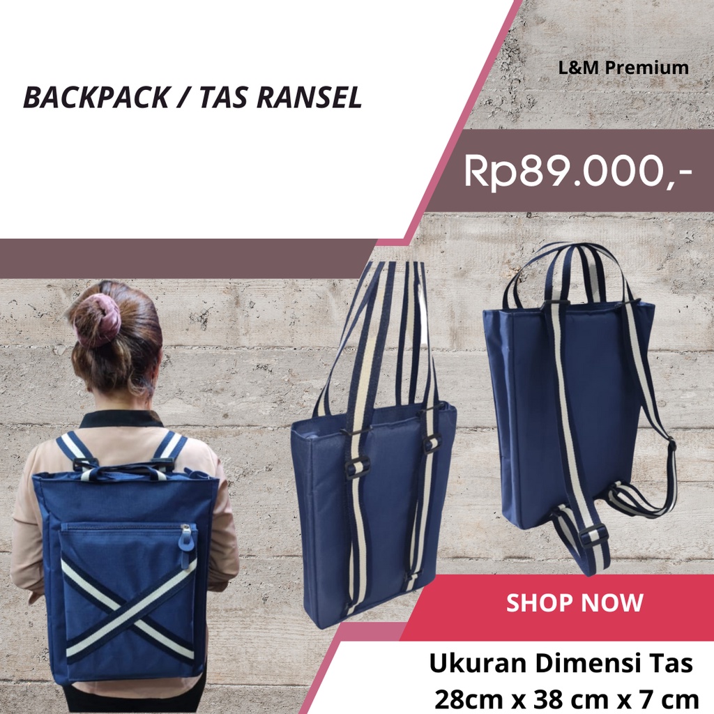 Backpack / Tas Ransel Model X