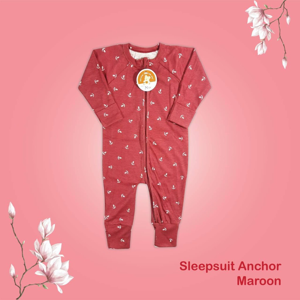 NEW!!! SLEPSUIT NIA PREMIUM ANCHOR SERIES - SLEEPSUIT BAYI - JUMPER PANJANG