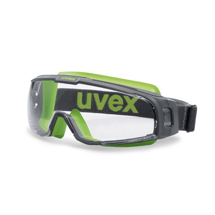 KACAMATA GOOGLE UVEX HIJAU SAFETY GLASSES