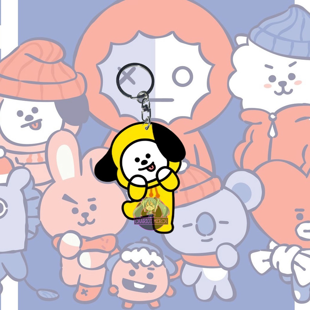 Keychain BT 21 CHIMMY  - Gantungan Kunci - Ganci - Gantungan Akrilik
