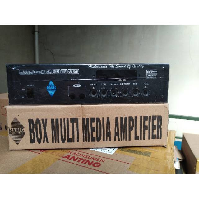 Box amplifier multimedia mp3 echo