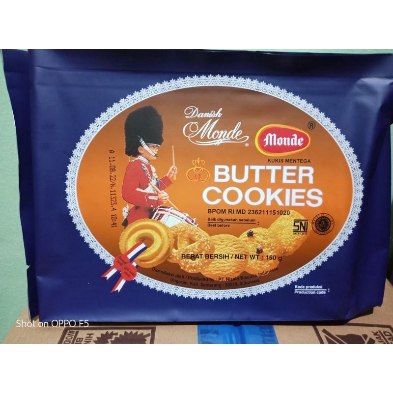 

Monde Butter Cookies 150gr