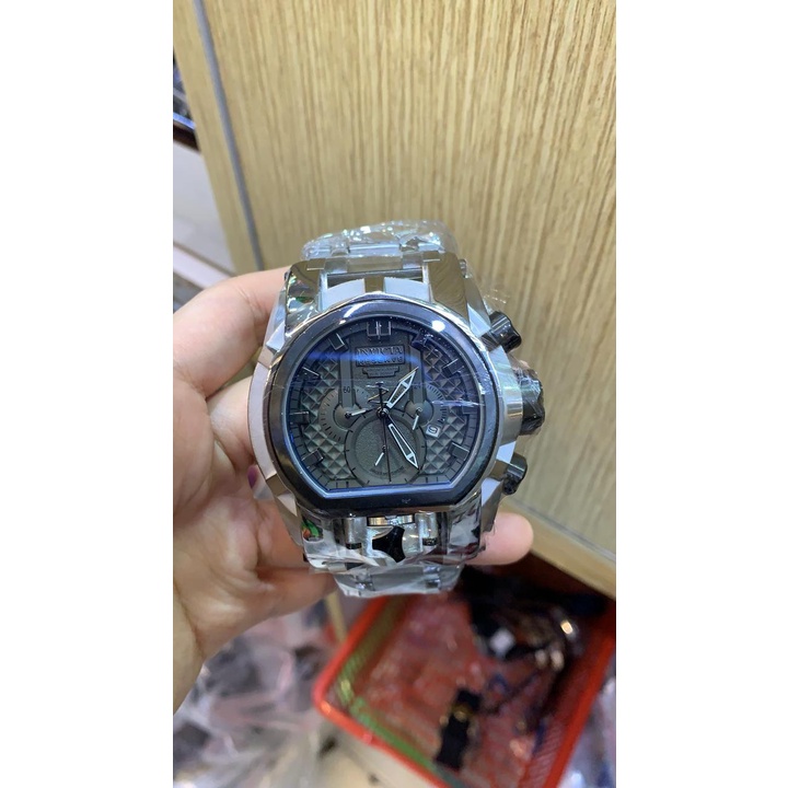 FLASH SALE JAM TANGAN PRIA JAM TANGAN REAL INVICTA BOLT ZEUS SILVER 52MM QUARTZ JAM TANGAN PRIA MEWA