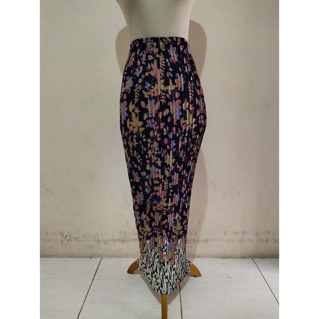 SB Collection Rok Plisket Rika Panjang Maxi Batik Jumbo Wanita