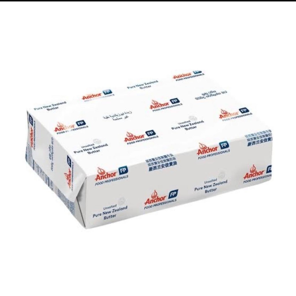 Anchor Unsalted Butter Blok 5kg - Gosend Grab