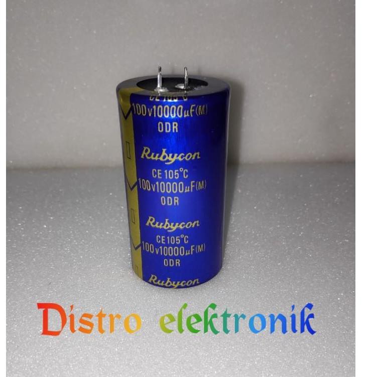 NEW elco 10000uf 100v Rubycon Elko 100 v / 10000 uf