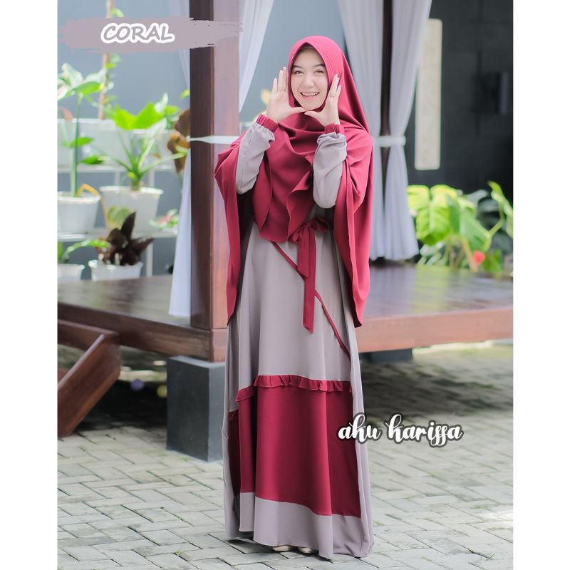 gamis set syar'i aku karissa
