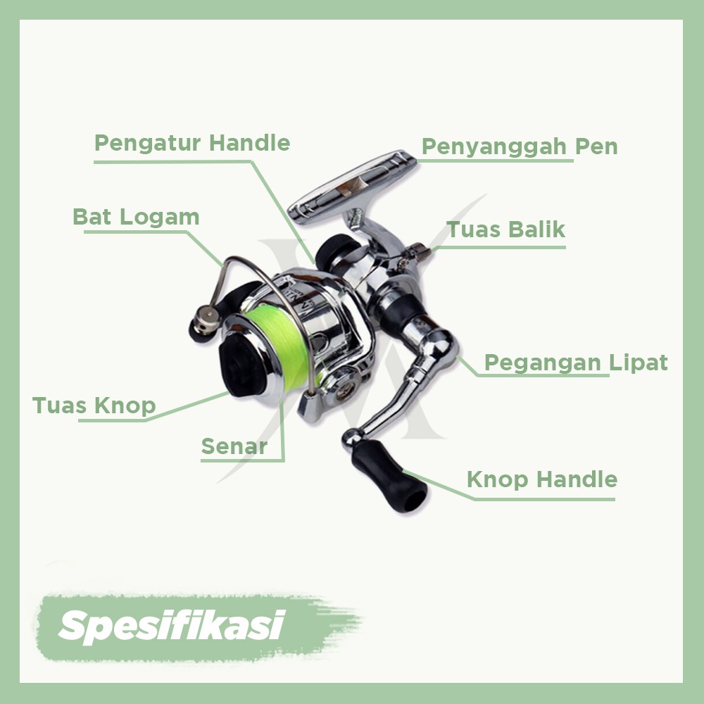 Joran Pancing Pulpen Free Reel Kecil Pancingan Pulpen Mini Fishing Rod Pen Portable Import Original Bergaransi - SANUS.ID-3
