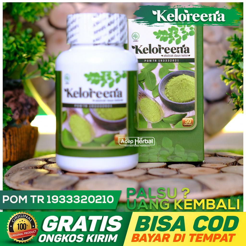 Kapsul Daun Kelor Moringa Kapsul keloreena isi 100 Kelor Serbuk Kelor KELORINA Capsule/ kapsul kelor
