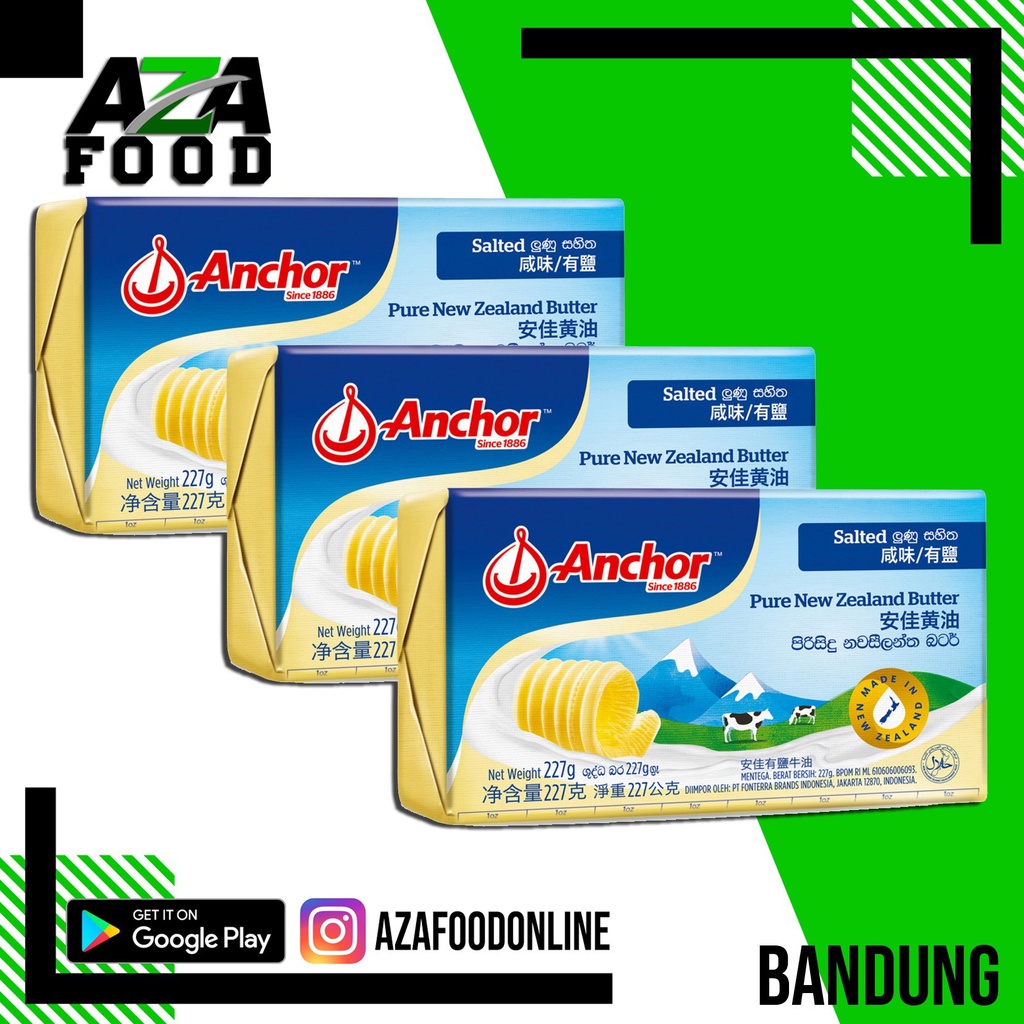 

anchor butter salted 227 gram