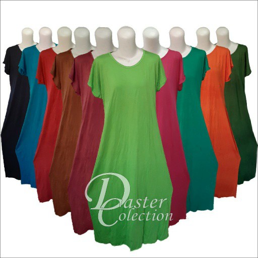 DASTER PAYUNG PANJANG BAHAN JERSEY