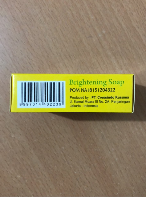 The Face Temulawak Brightening Soap Sabun Batang