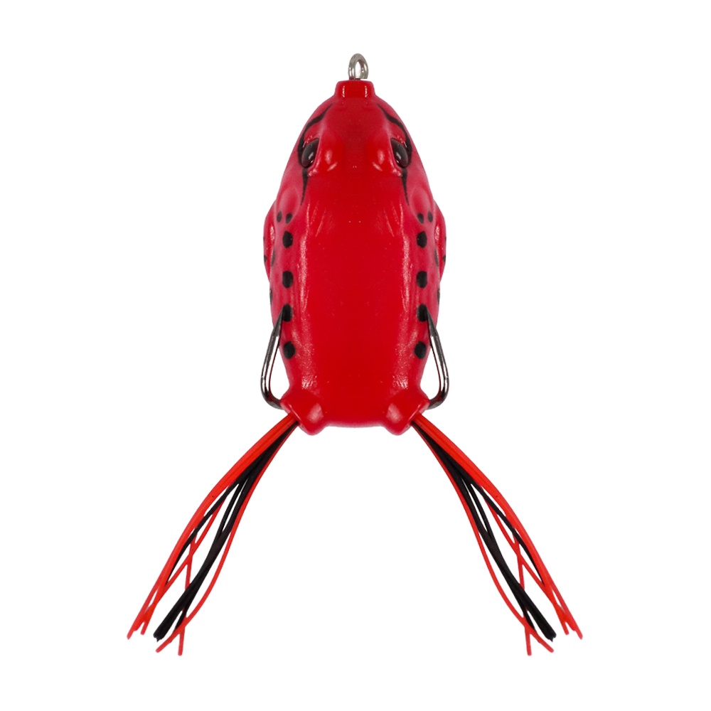 GSU8 Qianyi Umpan Pancing Katak Kecil Frog Lure Soft Tube Bait 12 G - Fe030c - Red Or-i