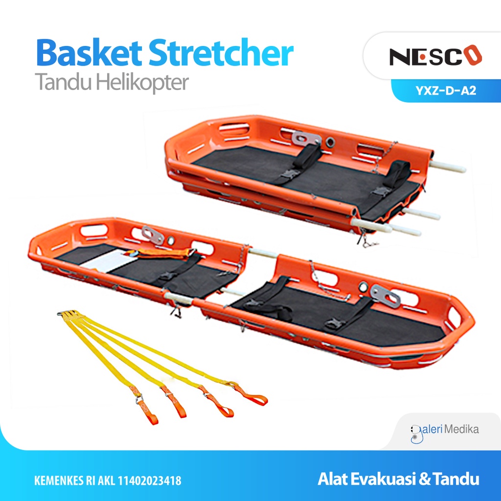 Basket Stretcher Nesco YXZ-D-A2 Tandu Darurat / Tandu Basker Nesco YXZ DA2