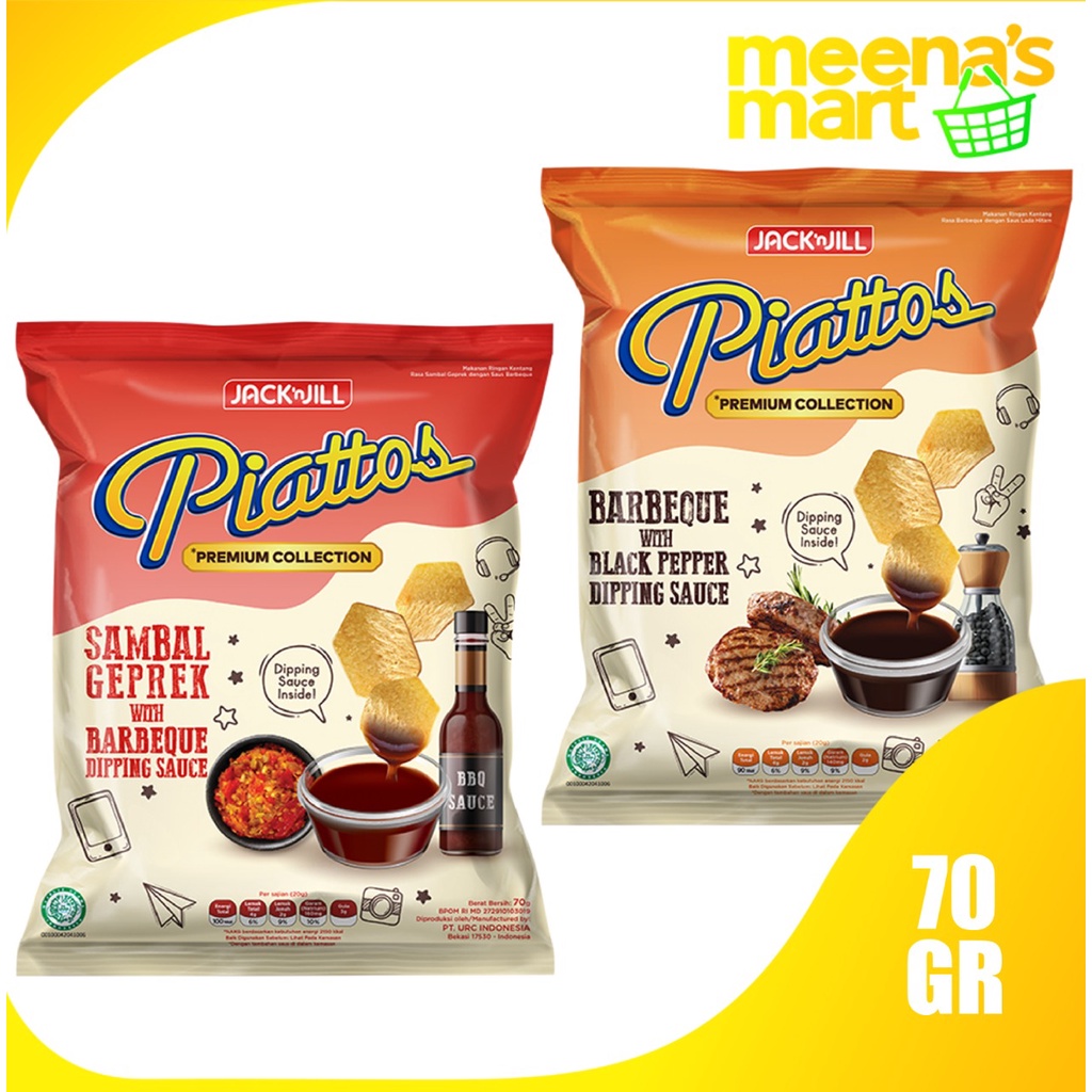 

PIATTOS PREMIUM + SAOS SAMBAL 70GR