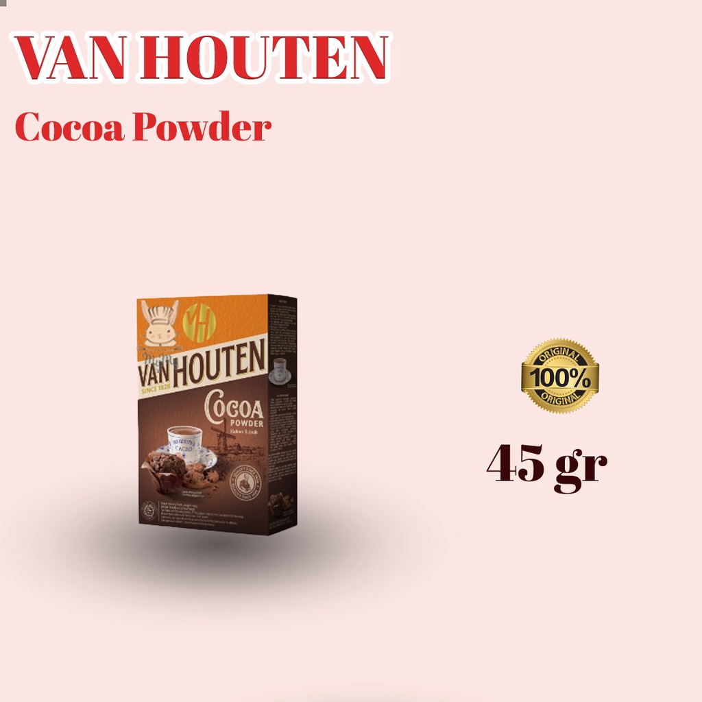 

VAN HOUTEN COCOA POWDER 90 Gram & 45 Gram