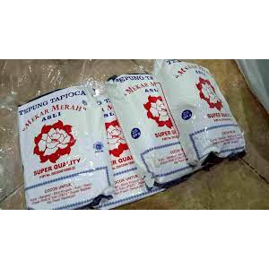 TEPUNG TAPIOKA CAP MEKAR MERAH ASLI BAHAN POKOK SEMBAKO MURAH BAHAN KUE TEPUNG ACI