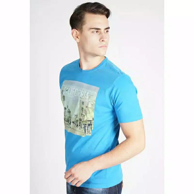 Kaos T-shirt Lois Original Hitam KSL1849