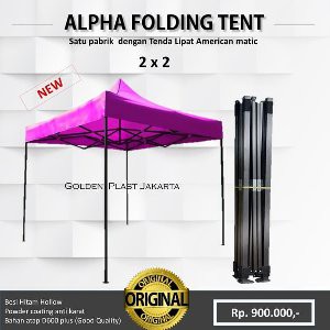 Tenda cafe lipat ALPHA 2x2 ASLI 1 pabrik dgn American matic BARU
