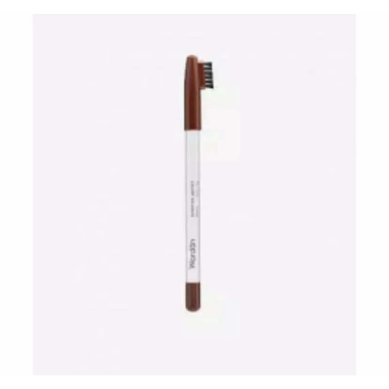 Wardah Eye Brow Pencil With Brush Pensil Alis Coklat dan Hitam Sikat