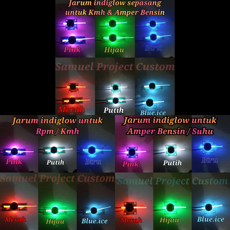 jarum speedometer indiglow
