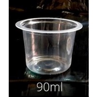 Cup/Gelas Puding Agar Pudding Kecil 90 ml + Tutup