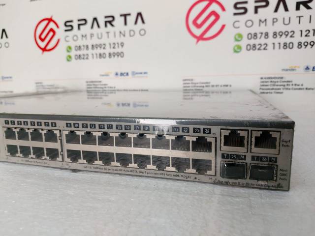 Networking Hp Procurve Switch 2626 J4900c Fast Ethernet Murah Garansi Lokasi Condet