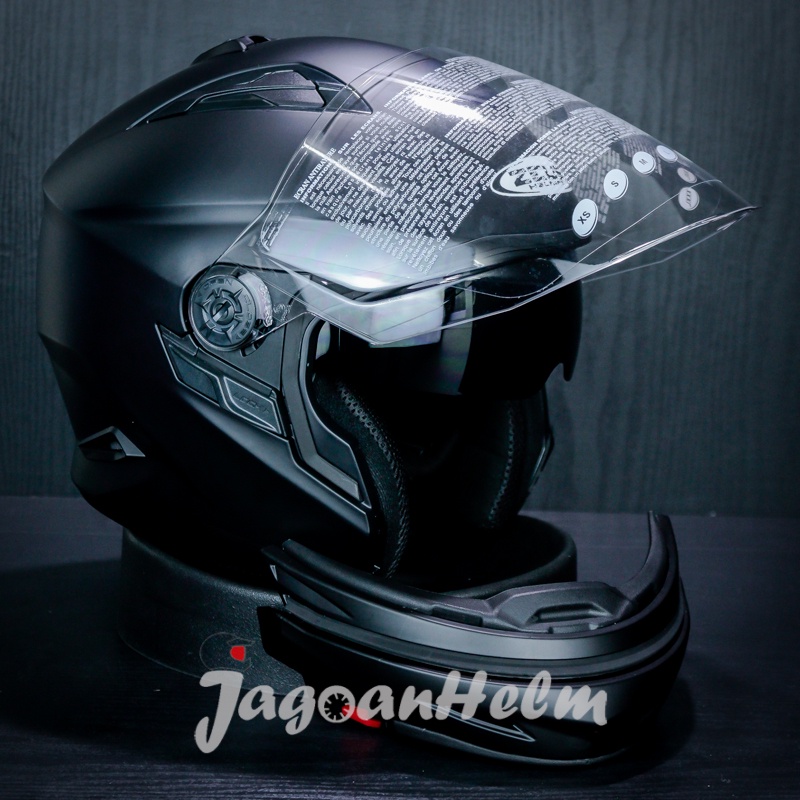 ZEUS HELM ZS613C MODULAR | MATT BLACK | ZS613 C MUZZLE | ZS-613 C| ZS 613C