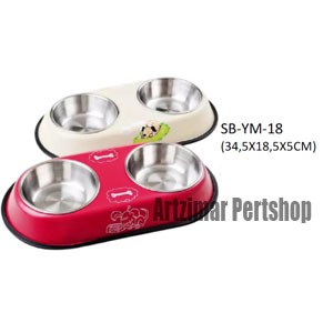 pet bowl tempat makan kucing anjing sb-ym-18