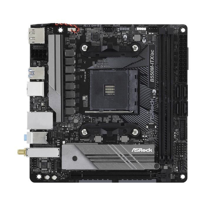 ASRock B550M ITX/AC (AM4, AMD Promontory B550, DDR4, USB3.2, SATA3)