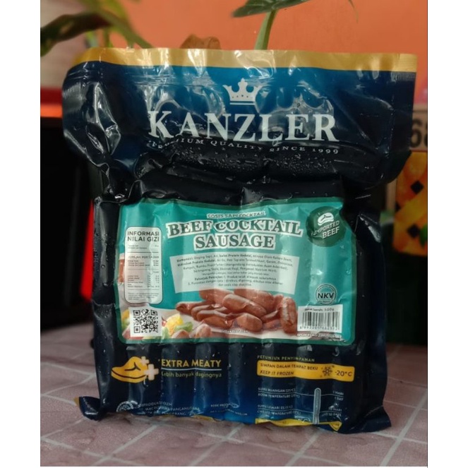 

sosis kanzler beef cocktail 500 Gr