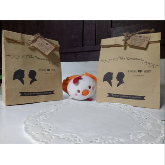 

Paperbag tempat snack custom uk 12x5x15