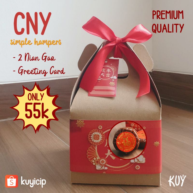 

Hampers CNY Imlek Isi Kue Keranjang Premium Quality// Chinese New Year