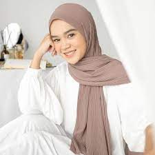 HIJAB PASHMINA PLISKET CERUTY BABYDOLL / PLEATED SHAWL