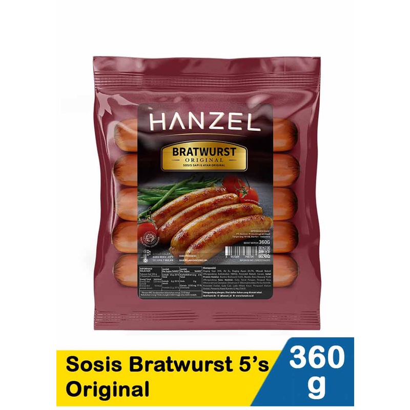 

HANZEL SOSIS BRATWURST ORI