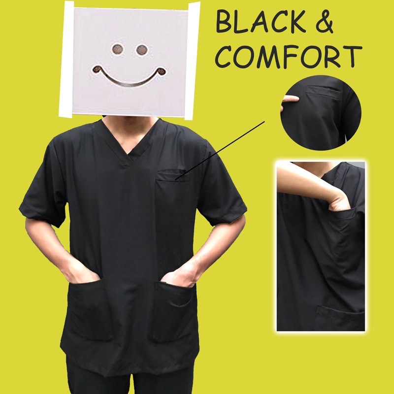 Baju Jaga 3 Kantung/ Baju OK/ Baju OKA/ Baju Scrub/ Seragam Medis/ Baju perawat/ Baju Operasi