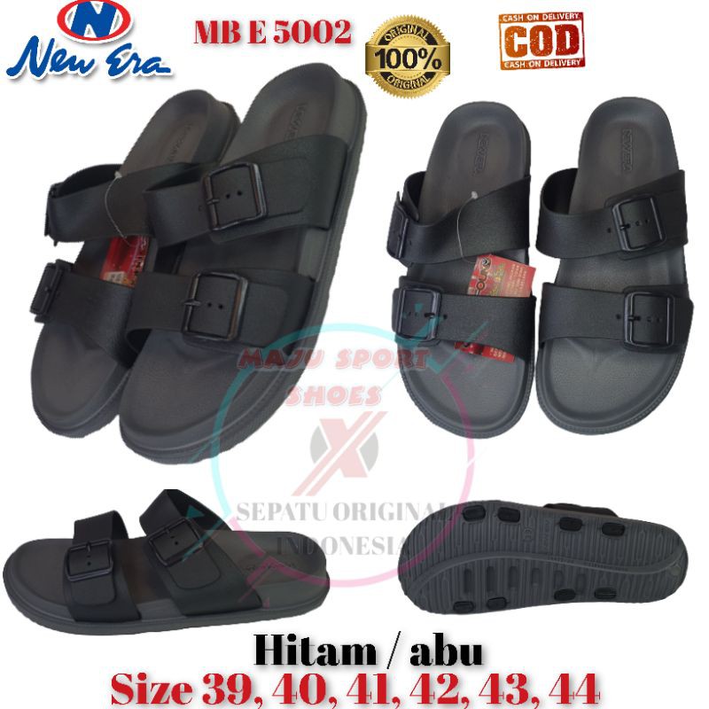 NEW ERA MB E 5002 - SENDAL KARET SLOP BAN 2 PRIA  / SENDAL KARET PRIA ANTI AIR / SENDAL NEW ERA ORI