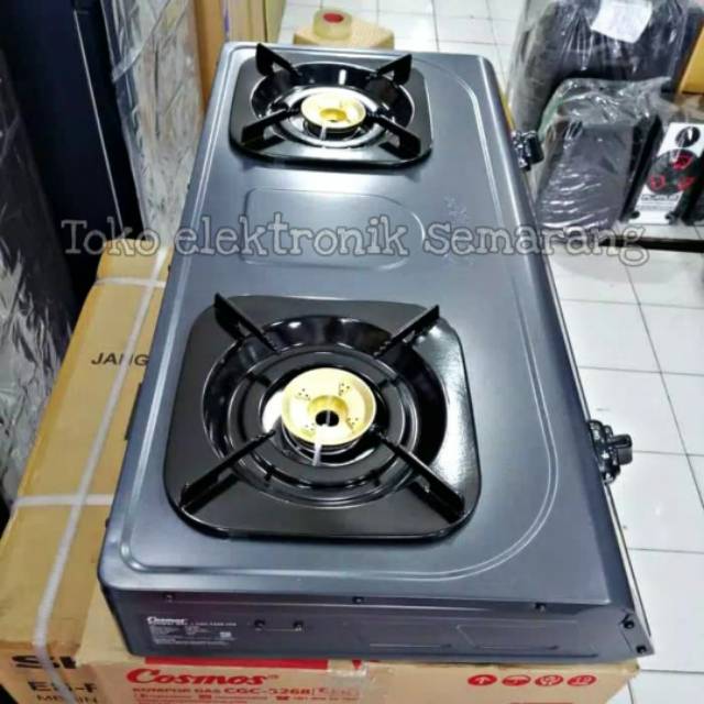 Kompor Gas Cosmos CGC5268 CEB 2 Burner Gas Cooker 2 tungku