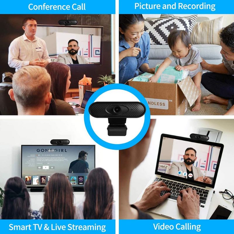 Kamera Webcam X6 720P built in mic web cam camera live video full hd 720p Jernih