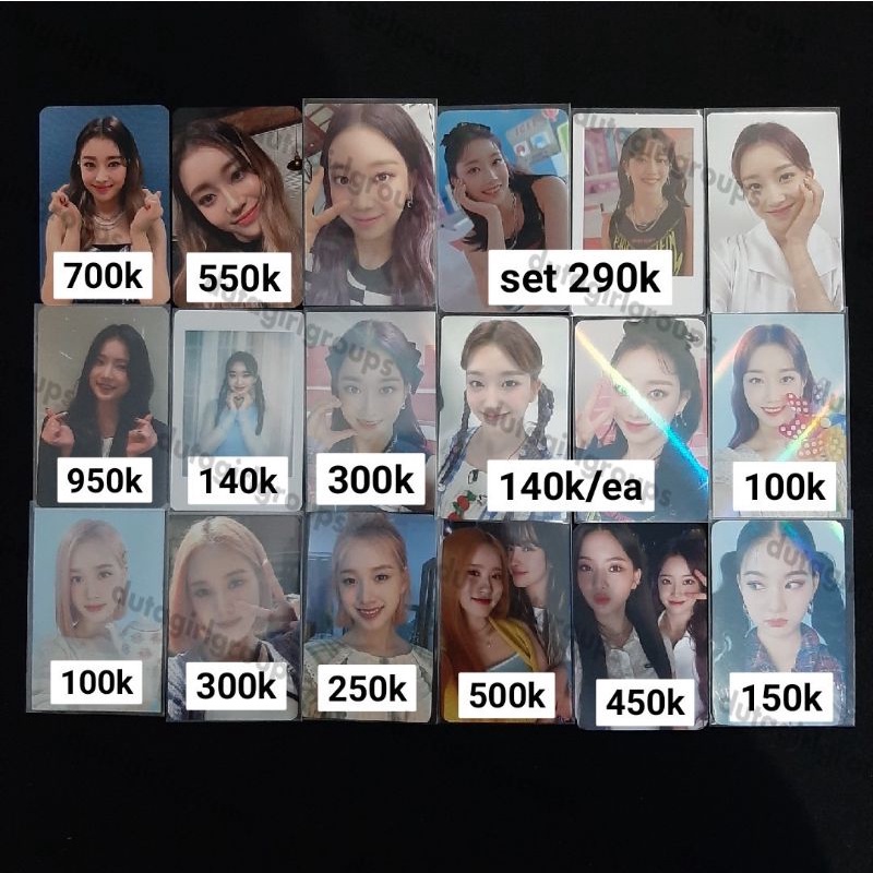 stayc pc photocard photocards so bad staydom album asap stereotype merch merchandise set mokketshop 