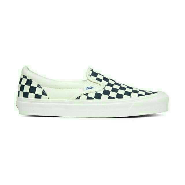  SEPATU  VANS  SLIP ON CATUR  MONO PREMIUM CHECKERBOARD 