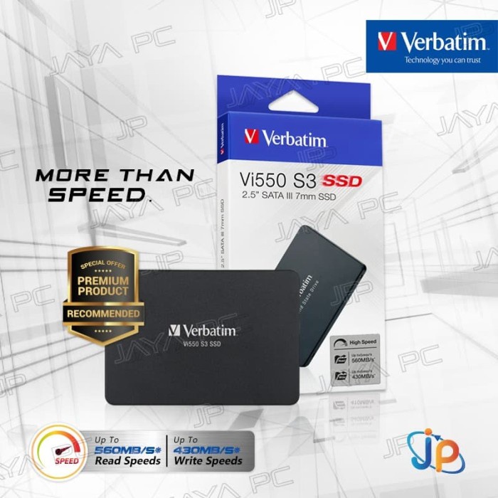 Verbatim SSD Vi550 S3 512GB Sata 3 - Vi550 3D Nand 512 GB 2.5"