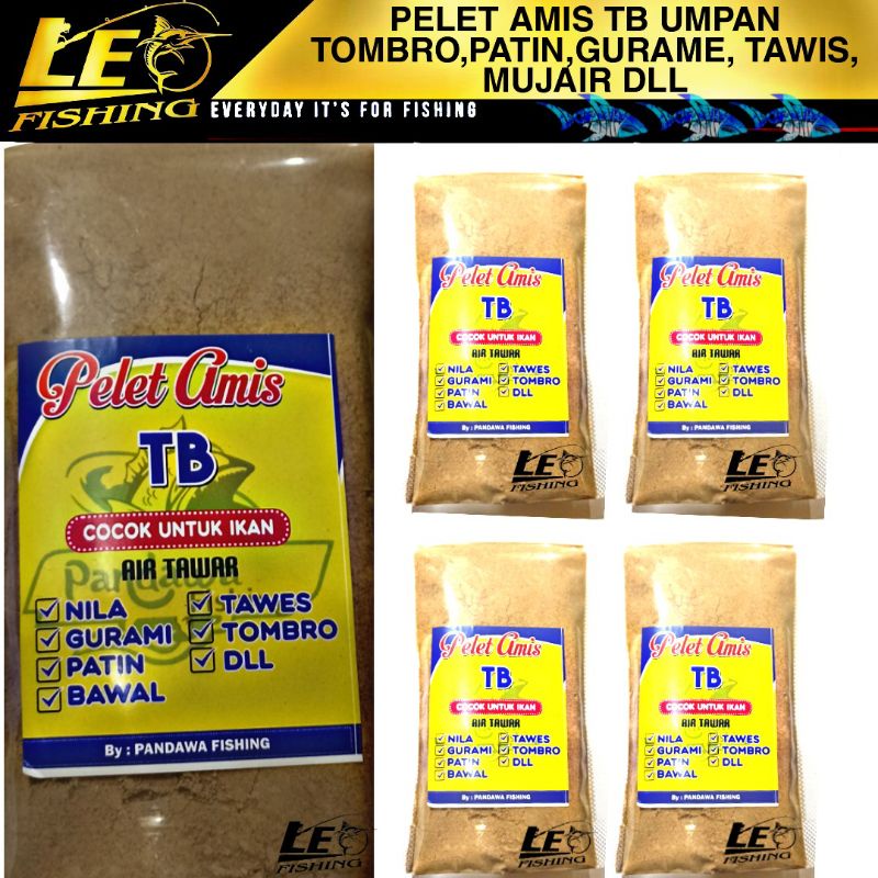 PELET AMIS TB 145G PANDAWA UMPAN IKAN TOMBRO PATIN GURAME BAWAL NILA DLL