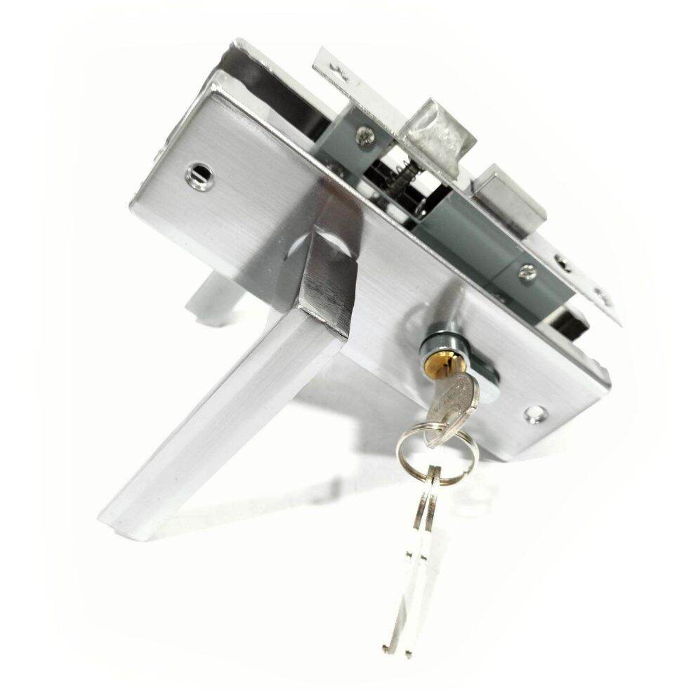 Handle Kecil Set Minimalis Kotak Putih / Handel Kunci Pintu Rumah