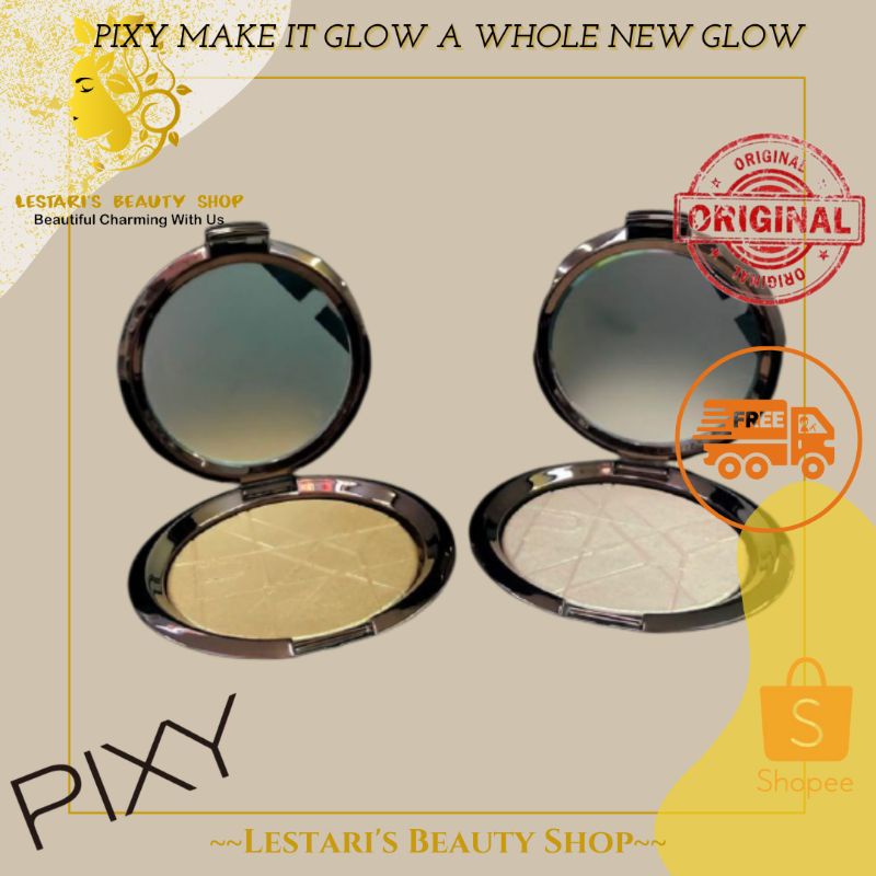 PIXY MAKE IT GLOW A WHOLE NEW GLOW / PIXY HIGHLIGHTER / HIGHLIGHTER PIXY MAKE IT GLOW