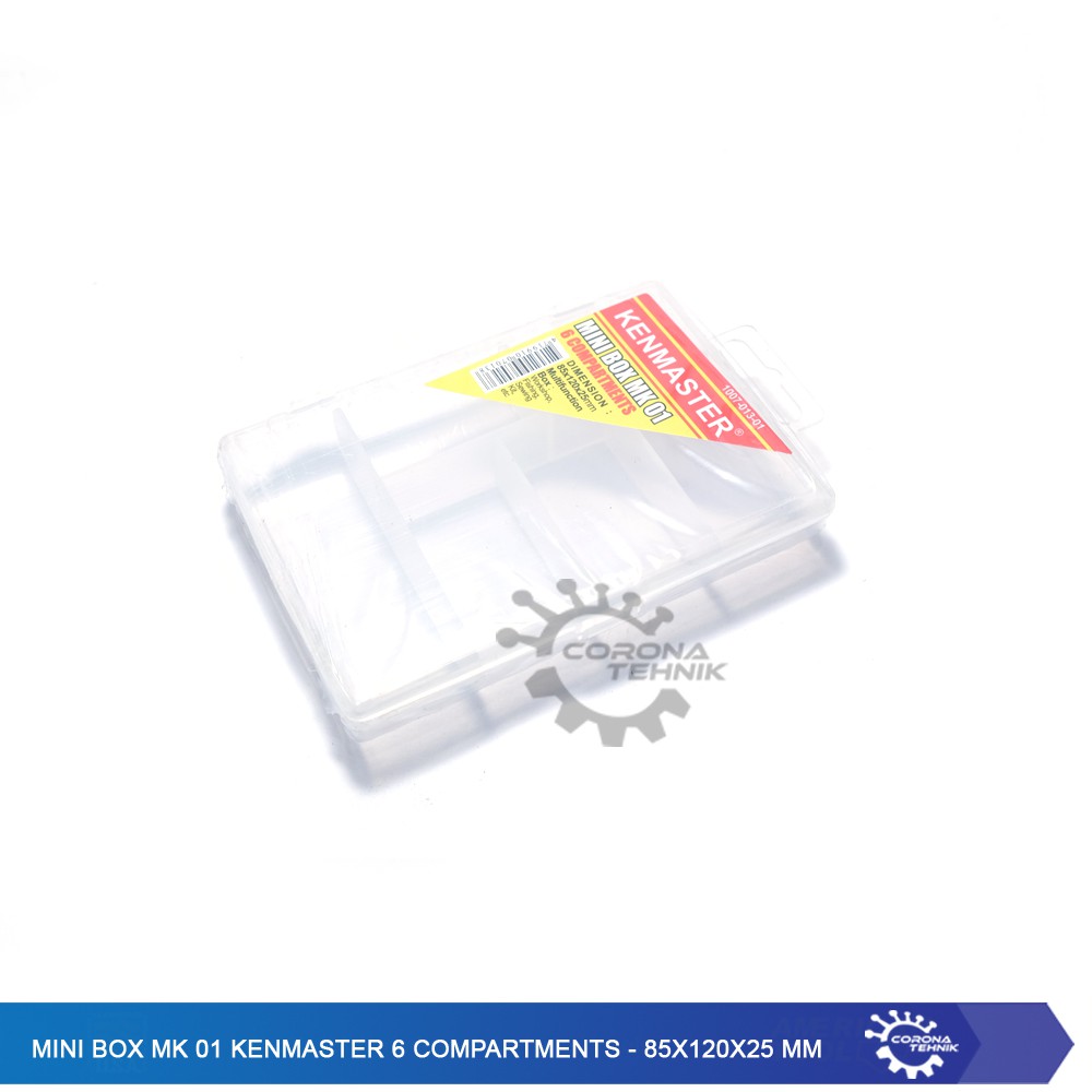 Mini Box MK 01 Kenmaster 6 Compartments - 85x120x25 mm