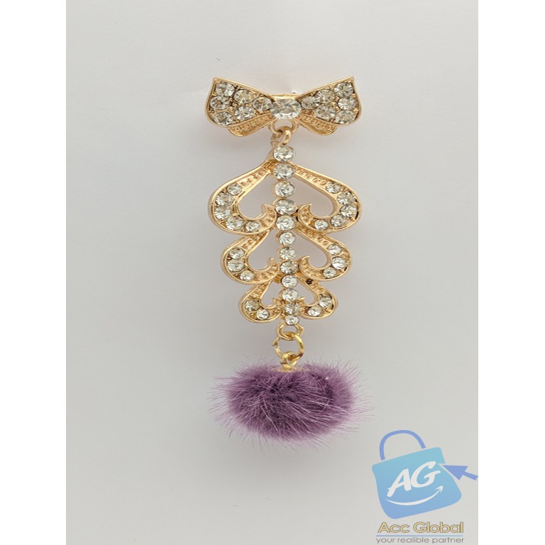 Fashion Wanita / Perhiasan Wanita / Bros / Bros pompom