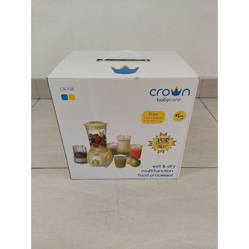 Crown CR-738 Crown Wet & Dry Multifunction Food Processor