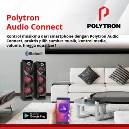 Polytron Speaker Aktif XBR Bluetooth PAS 8C28 Equalizer Radio PAS8C28